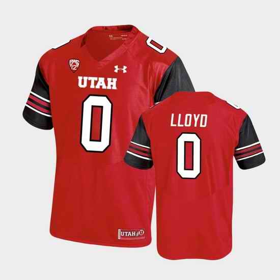 Men Utah Utes Devin Lloyd Premier Performance Football Red Jersey